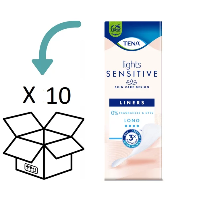 TENA Lights Sensitive Long Liner  - 10 pakken