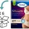 6 pakken TENA Silhouette Classic Plus Crème Hoge Taille (M/ L) (nieuw)