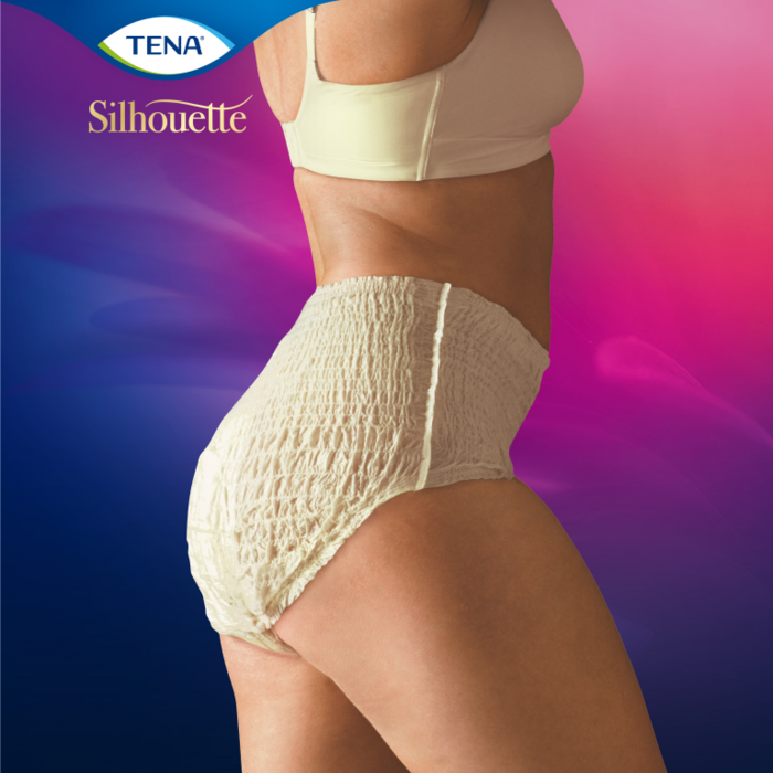 6 pakken TENA Silhouette Classic Plus Crème Hoge Taille (M/ L) (nieuw)