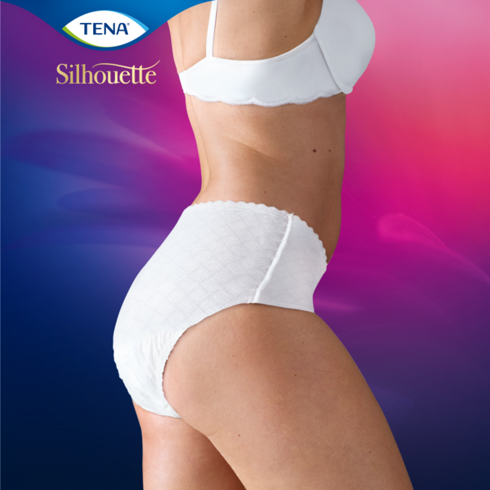 TENA Silhouette Normal Low Waist Blanc  (M/ L)