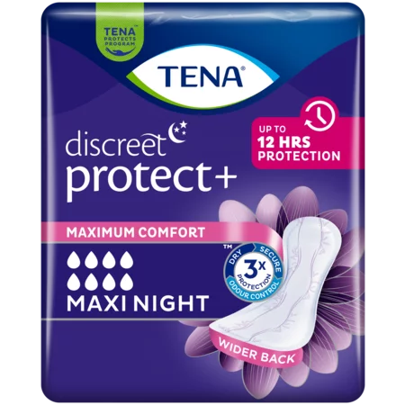 TENA TENA Discreet Maxi Night verbanden - 10 pakken