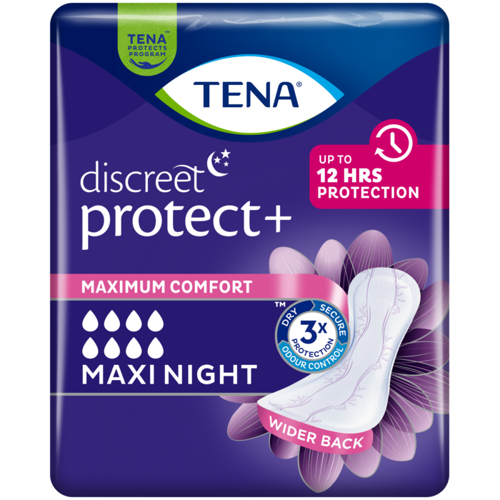 TENA TENA Discreet Maxi Night verbanden - 10 pakken