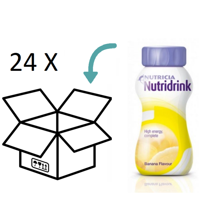 Nutridrink Banaan 6 x 4 flesjes