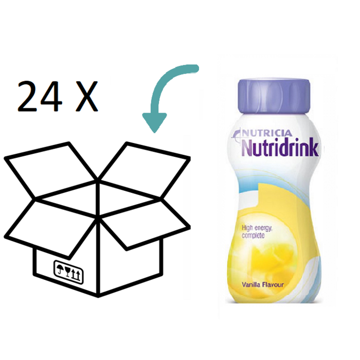 Nutridrink Vanille 6 x 4 flesjes
