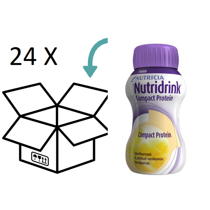 Nutridrink Compact Vanille 24 x 125ml