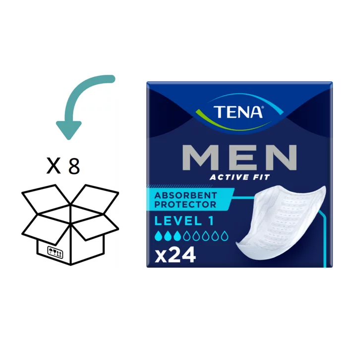 TENA Men Active Fit Level 1  24 stuks - 8 pakken