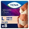 6 pakken Silhouette Classic Plus Crème Hoge Taille (M/ L) (nieuw)