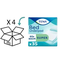 TENA Bed Super 60x90 cm 35 stuks - 4 pakken