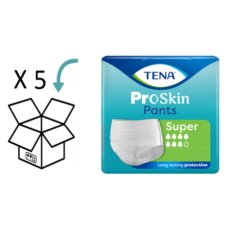 TENA 5 pakken - TENA Pants Super ProSkin (S t/m XL)