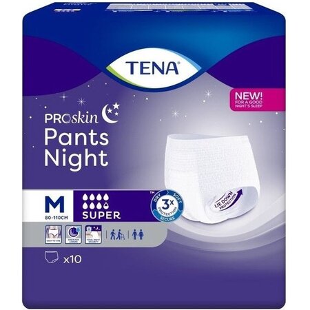 TENA ProSkin Pants Night Super Medium 10 stuks