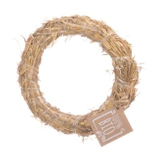 Organic straw wreath Ø 30 cm