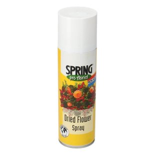 Spray for dried flowers
