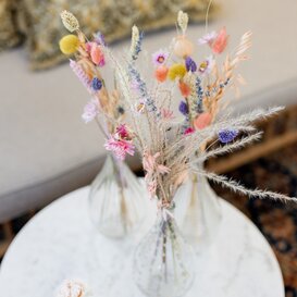 Set Loua Pastel | 3 vases dried flowers pastel-coloured