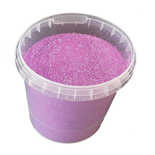 Laser lila glitters, per 400 gram