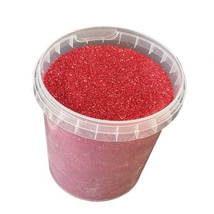Glitters 400gr in bucket Red ( x 1 )