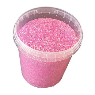 Blush roze glitters, per 400 gram