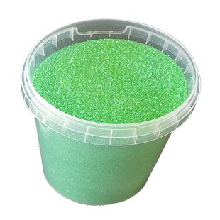 Glitters 400gr in bucket Irridescent green ( x 1 )
