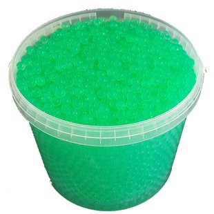 Gel pearls 10 ltr bucket light green ( x 1 )