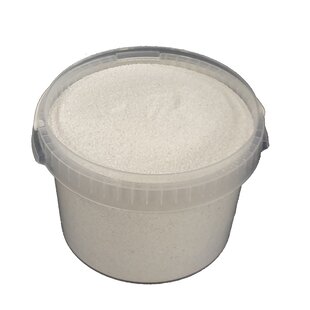 Bucket quartz sand | per 3 litres packed | white (x1)