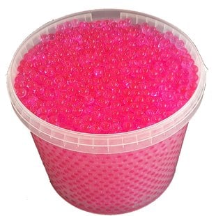 Gel pearls 10 ltr bucket pink ( x 1 )