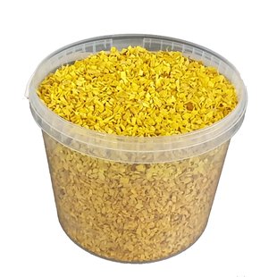 Wood chips 10 ltr bucket yellow ( x 1 )