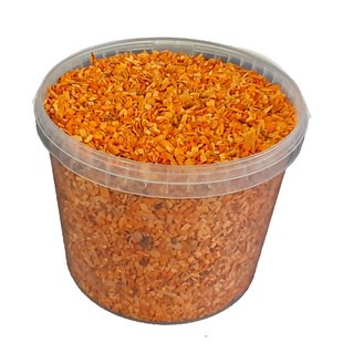 Decoratieve houtsnippers | 10 liter emmer | orange (x1)