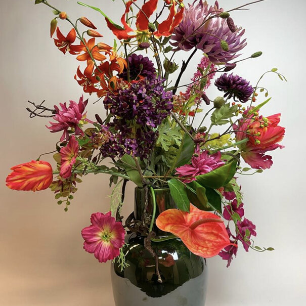 Jim Jon Boeket zijden bloemen "Feasty Florals" | Diverse kleuren zijden bloemen