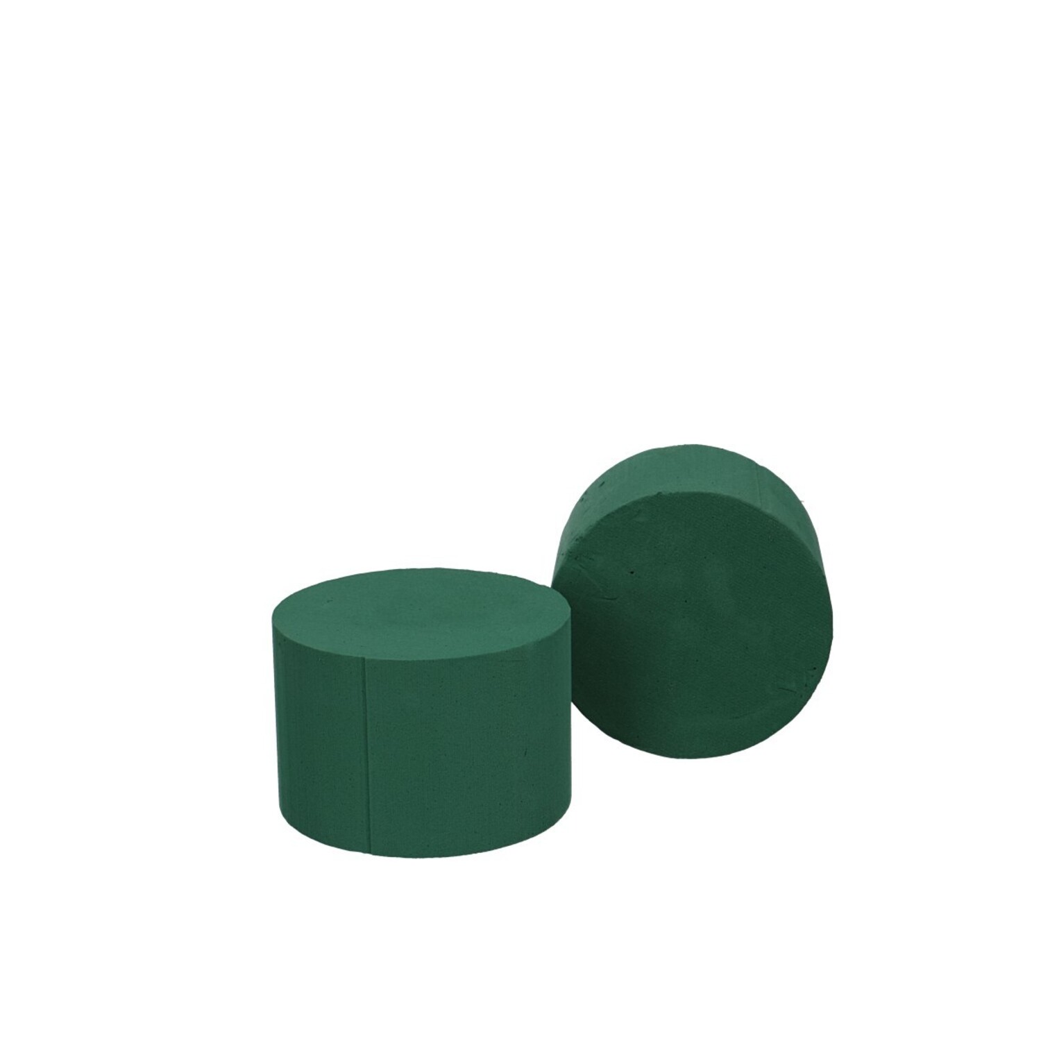 Mousse florale verte Cylindre de base diamètre 12*8 centimètres
