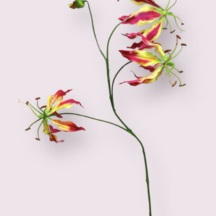 Fuchsia Gloriosa | zijden kunstbloem | 80 centimeter