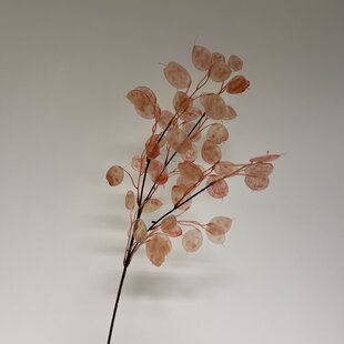 Roze Judaspenning | zijden kunstbloem | 75 centimeter