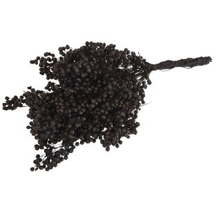 Gedroogde bundel peperbessen 35cm zwart