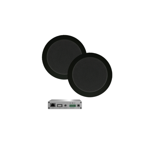 Aquasound WIFI-Audiosysteem incl twist speakers (zwart) 30 WATT
