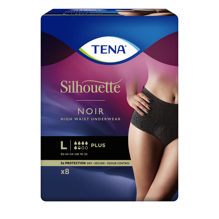 TENA Silhouette Plus High Waist Noir Medium oder Large