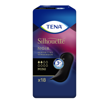 TENA Silhouette Noir Mini - 10 Packungen