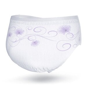 TENA Silhouette Normal Niedrige Taille Weiß (M/L) - 6 Packungen