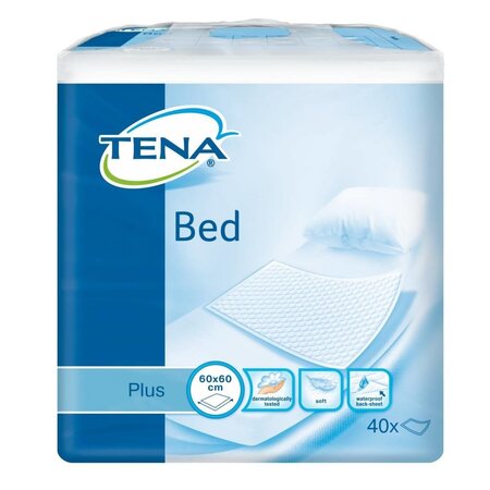 TENA Bed Plus 60 x 60 cm 40 Stück - 3 Packungen