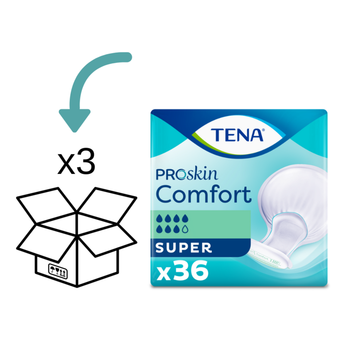 TENA Comfort Super ProSkin - 3 Packungen