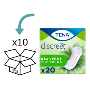 TENA Discreet Mini Plus Binden - 10er-Packungen
