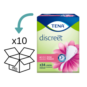 TENA Discreet Mini Magic - 10 Packungen