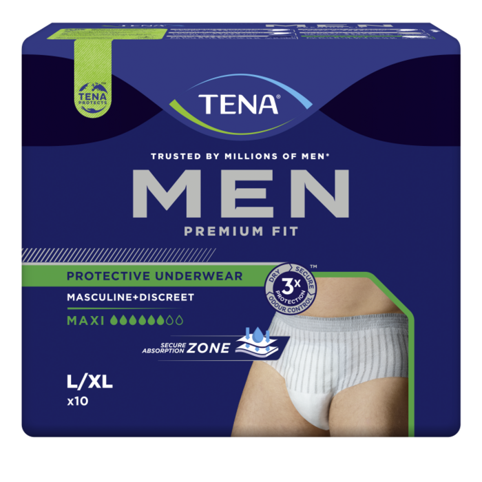 TENA Men Premium Fit L/ XL 10 Stück (Stufe 4)