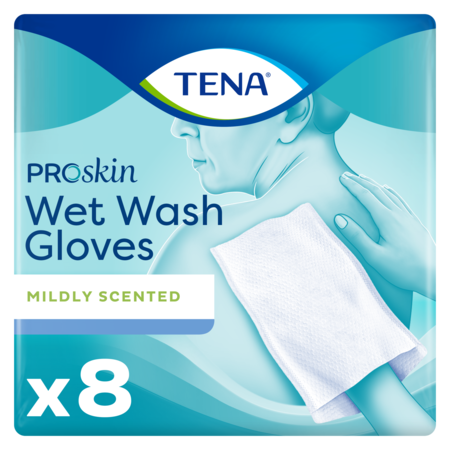 TENA Nasswaschhandschuh mild duftend 5 oder 8 Stück