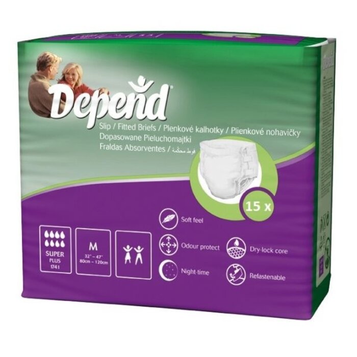 Depend Flex Super Plus | 4 Packungen | 56 Binden