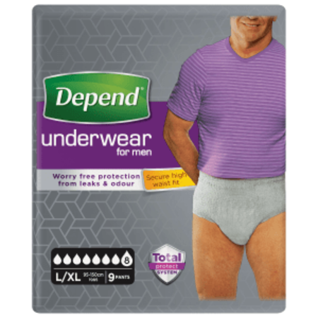 Depend Pants für Männer Super L/ xl - 6er Pack