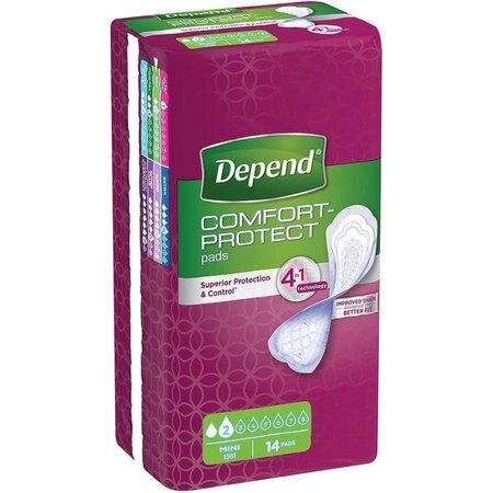 Depend Bandagen Mini - 12 Packungen - 168 Stück