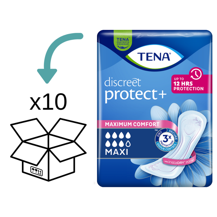 TENA TENA Discreet Maxi-Binden - 10er-Packungen