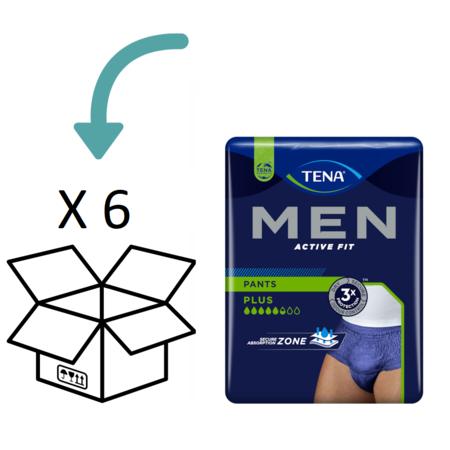 TENA Men Active Fit Pants S bis XL - 5 Packungen
