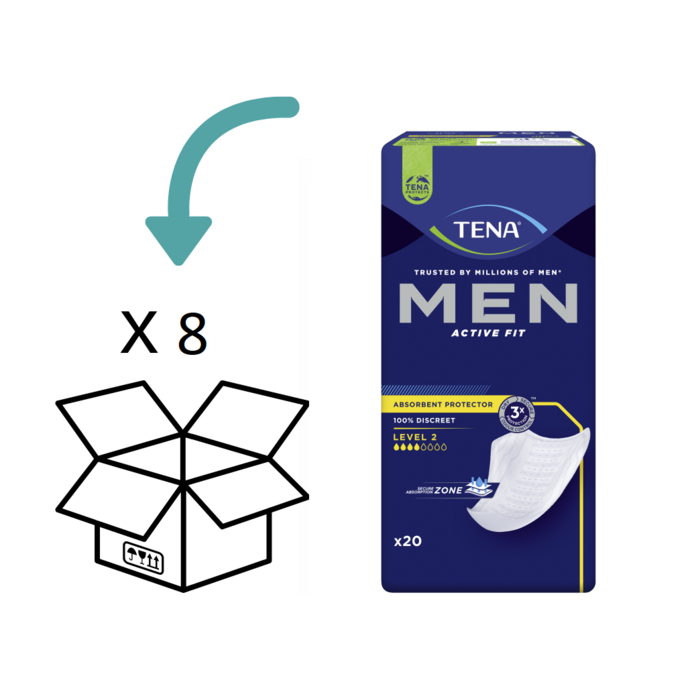 TENA Men Active Fit level 2 - 8 Packungen