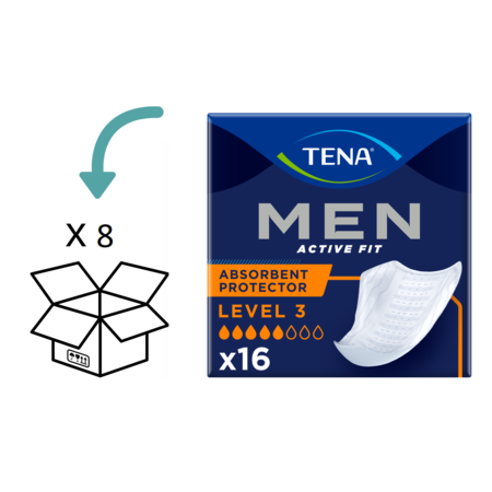 TENA Men Active Fit Level 3 - 6 Packungen - 96 Stück