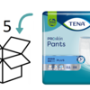 TENA 5 Packungen - TENA Pants Plus ProSkin (von XXS bis XL)