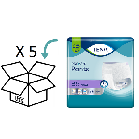 TENA 5 Packungen - TENA Pants Maxi ProSkin (M, L, oder XL)